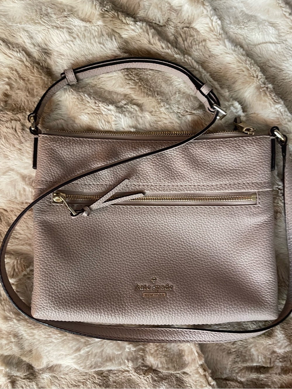 Kate Spade Crossbody Purse Taupe